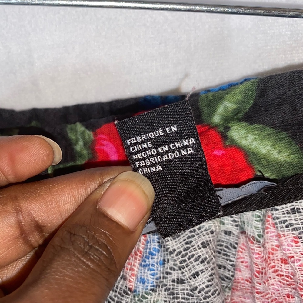 💙❤️💚🖤Forever21 Black Red & Blue Mini Skirt - Picture 6 of 12